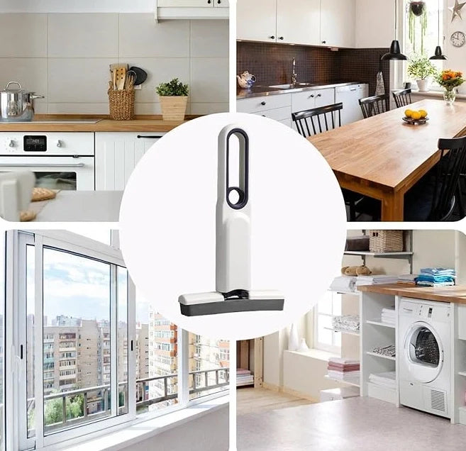 Portable Squeeze-Action Sponge Mop with Instant Absorption