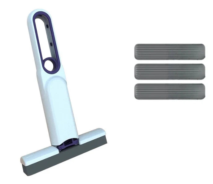 Portable Squeeze-Action Sponge Mop with Instant Absorption