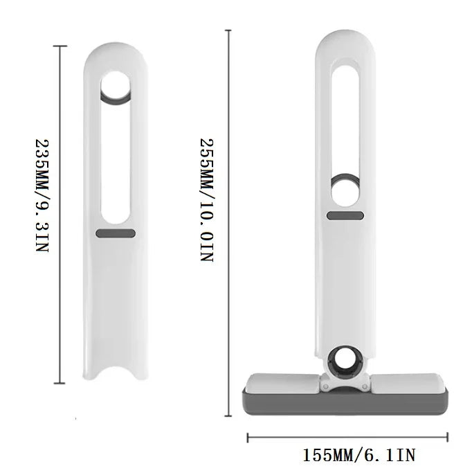 Portable Squeeze-Action Sponge Mop with Instant Absorption