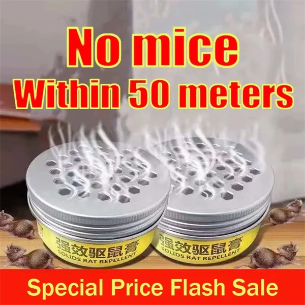 Powerful Anti-Rat Cream Rodent Repellent Gel – High-Temperature Resistant Mouse Deterrent for Car Engine Compartments, Roach Repellent Box for Vehicle & Home Use