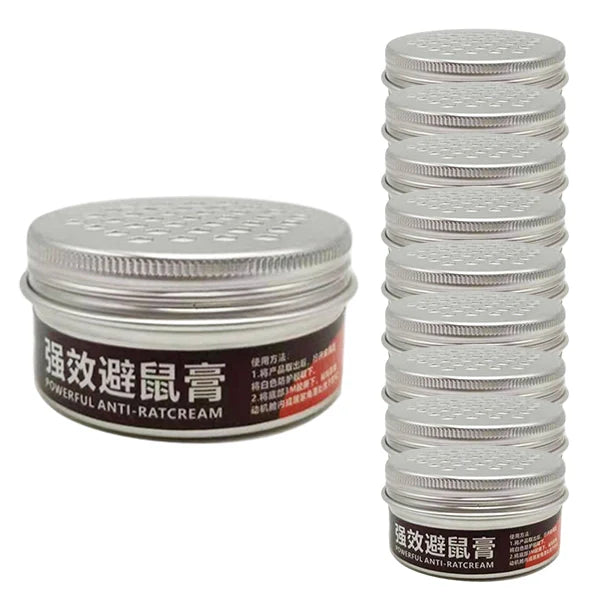 Powerful Anti-Rat Cream Rodent Repellent Gel – High-Temperature Resistant Mouse Deterrent for Car Engine Compartments, Roach Repellent Box for Vehicle & Home Use