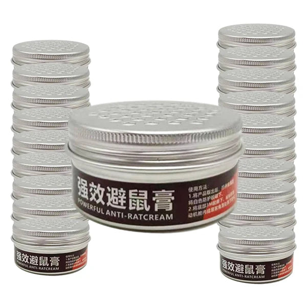 Powerful Anti-Rat Cream Rodent Repellent Gel – High-Temperature Resistant Mouse Deterrent for Car Engine Compartments, Roach Repellent Box for Vehicle & Home Use