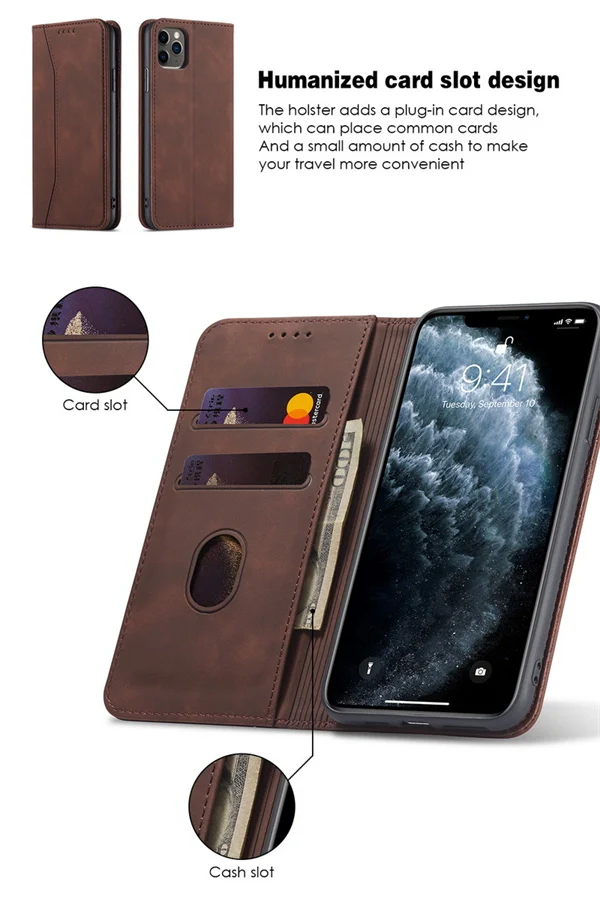 Premium Leather Case for iPhone 17 – Stylish & Protective Flip Cover