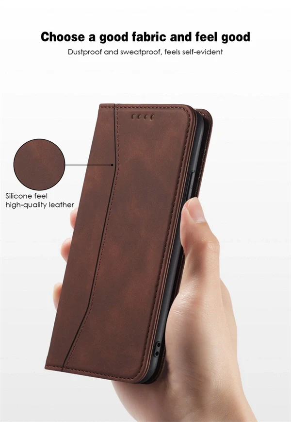 Premium Leather Case for iPhone 17 – Stylish & Protective Flip Cover