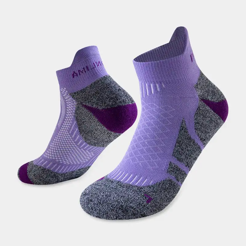 Pro Marathon Running Socks - Cushioned Ankle Socks (Unisex)