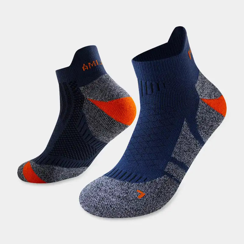 Pro Marathon Running Socks - Cushioned Ankle Socks (Unisex)