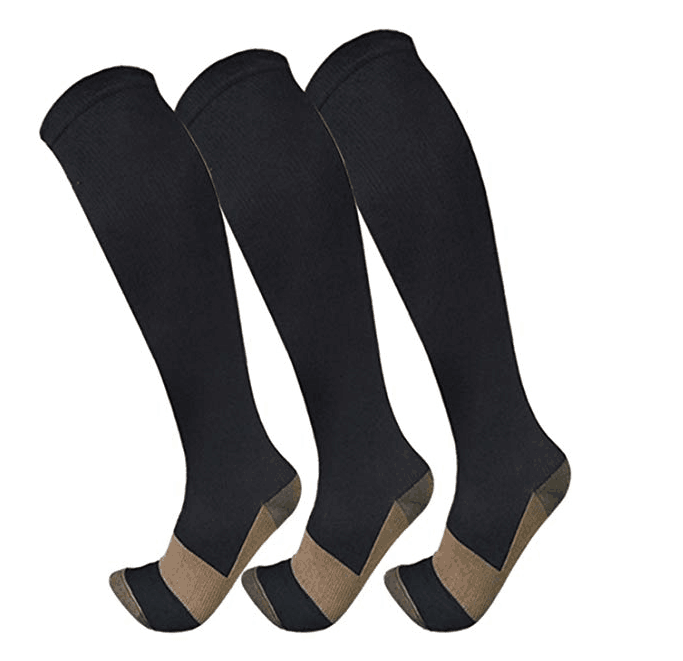 ROYALUCK Compression Socks Compression Stockings(3 Pairs) for Women & Men-Workout And Recovery