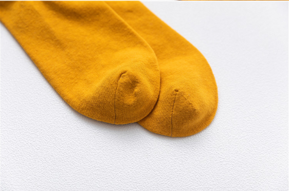 Kawaii Socks Woman Embroidered Expression Socks