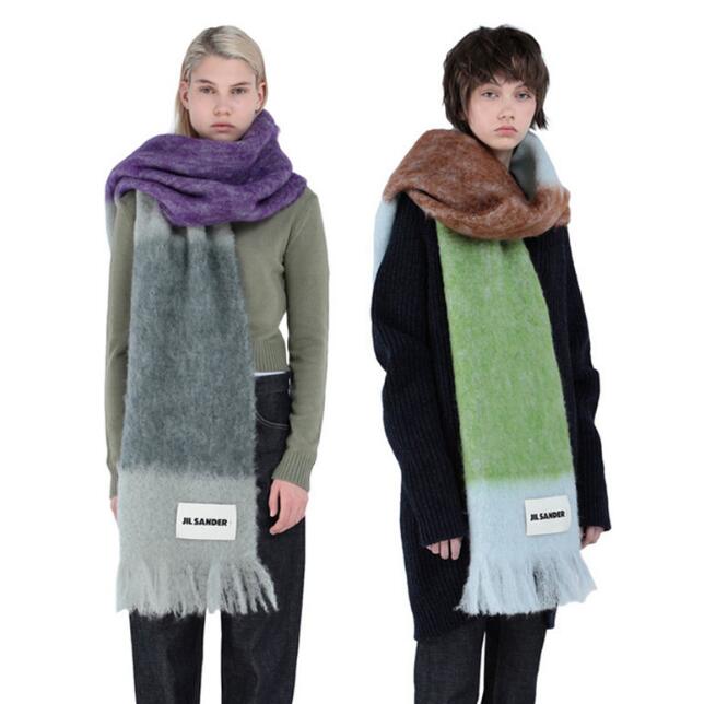 Fashion Cashmere Scarf With Muticolors JIL SANDER