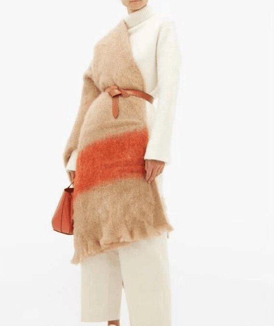 Fashion Cashmere Scarf With Muticolors JIL SANDER