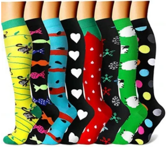 ROYALUCK Best Compression Socks (7/8 Pairs) for Women & Men(15-20mmHg)