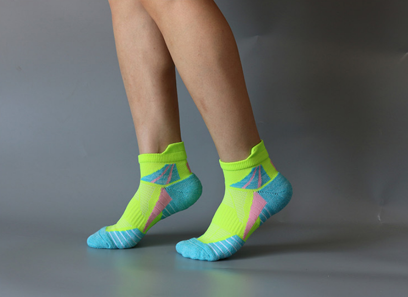 Womens Running Socks Sports Socks Ankle Socks Running Athletic Cushioned Socks (5 Pairs/Pack)