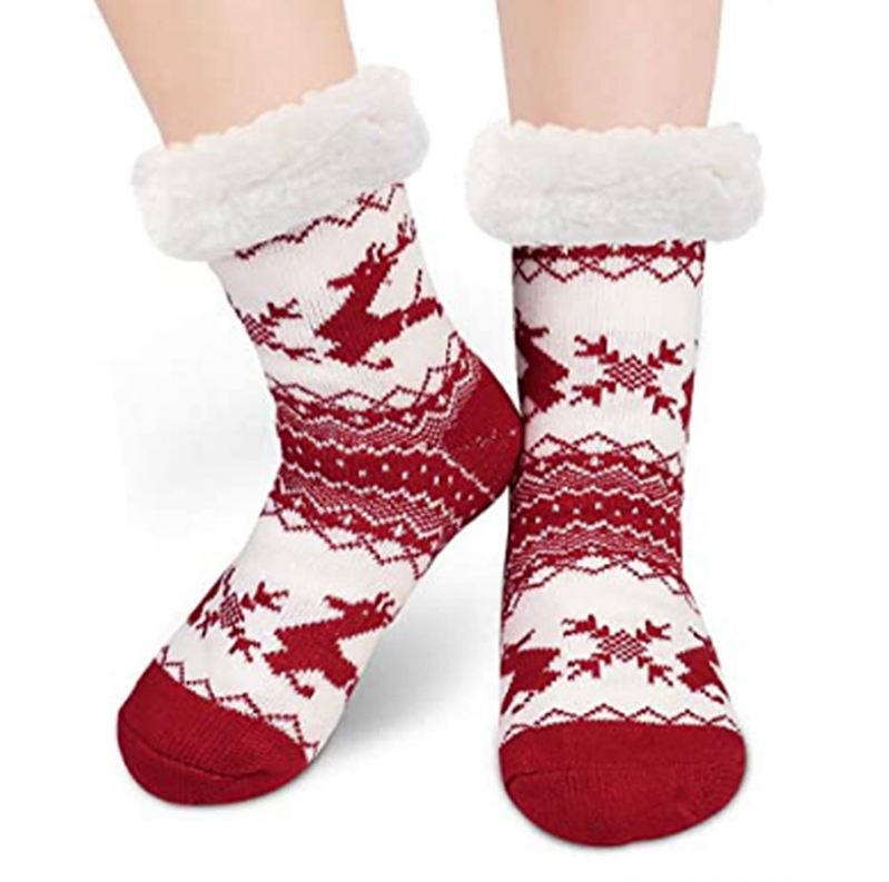 Extra-warm Fleece Indoor Socks #1