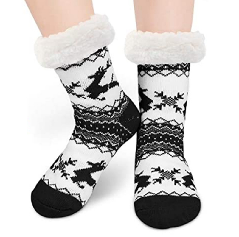 Extra-warm Fleece Indoor Socks #1