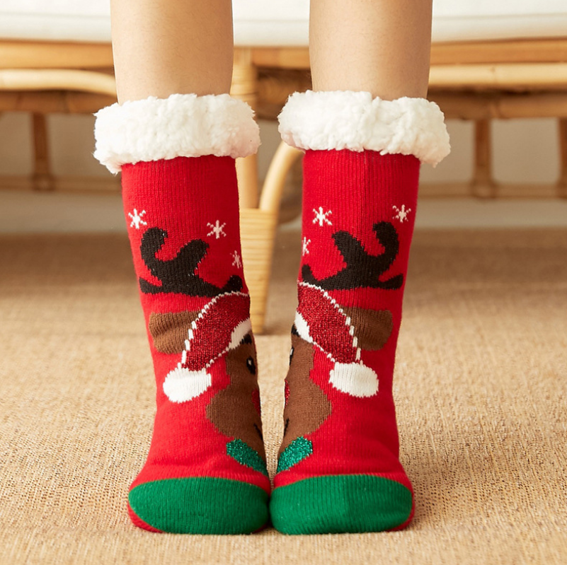 Extra-warm Fleece Indoor Socks #1