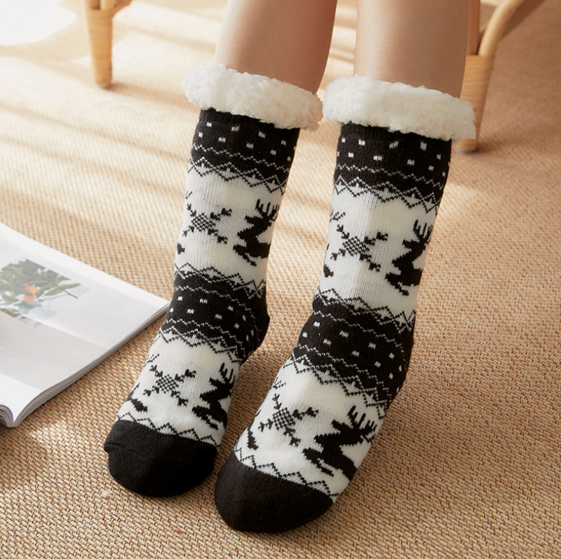 Extra-warm Fleece Indoor Socks #1
