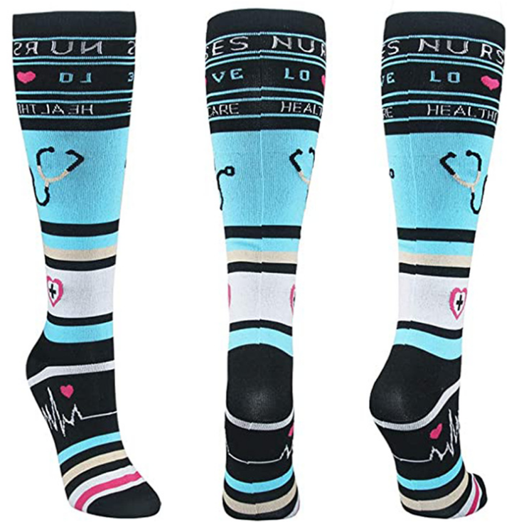 4 Pairs Best Compression Socks for Women & Men-Workout And Recovery