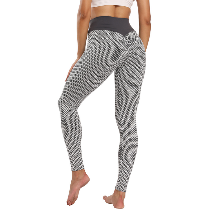 Women's High Waist Yoga Pants Scrunch Butt Ruched Butt Lifting Leggings Tummy Control White Black Purple Spandex Fitness Gym Workout Running Sports Activewear High Elasticity Skinny / Athletic