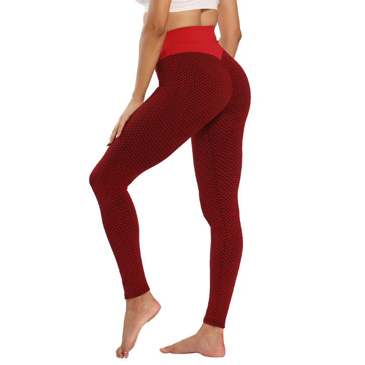 Women's High Waist Yoga Pants Scrunch Butt Ruched Butt Lifting Leggings Tummy Control White Black Purple Spandex Fitness Gym Workout Running Sports Activewear High Elasticity Skinny / Athletic