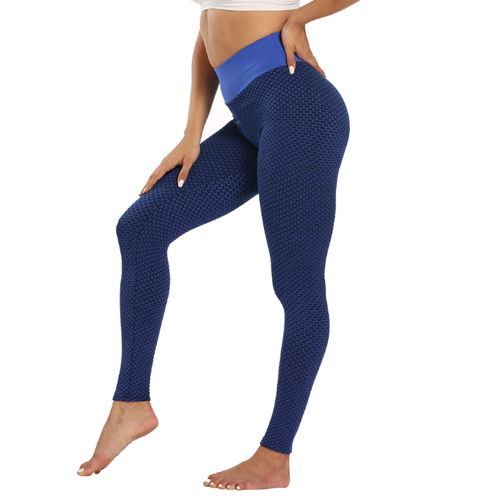 Women's High Waist Yoga Pants Scrunch Butt Ruched Butt Lifting Leggings Tummy Control White Black Purple Spandex Fitness Gym Workout Running Sports Activewear High Elasticity Skinny / Athletic