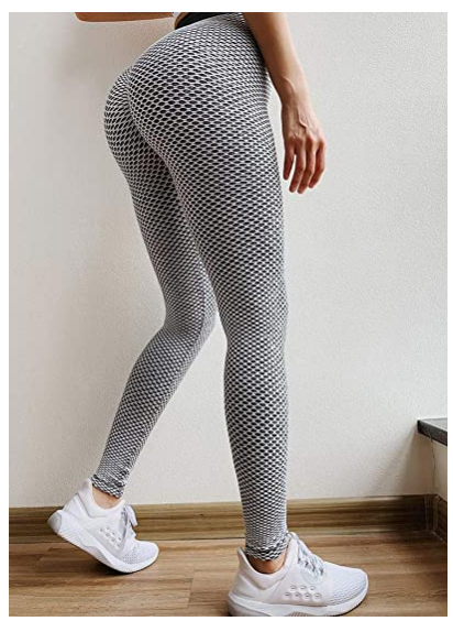 Women's High Waist Yoga Pants Scrunch Butt Ruched Butt Lifting Leggings Tummy Control White Black Purple Spandex Fitness Gym Workout Running Sports Activewear High Elasticity Skinny / Athletic