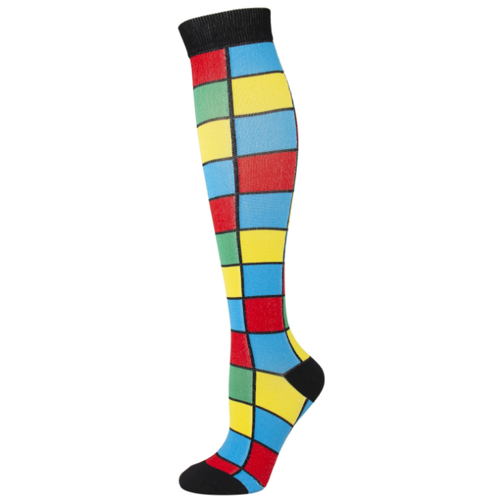 Sports elastic compression socks nurse Leggings high barrel running calf socks pressure socks