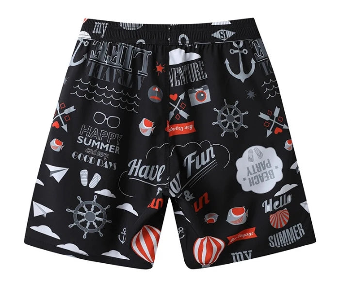 Summer Men's Sportwear Swim Trunks Quick Dry Board Shorts