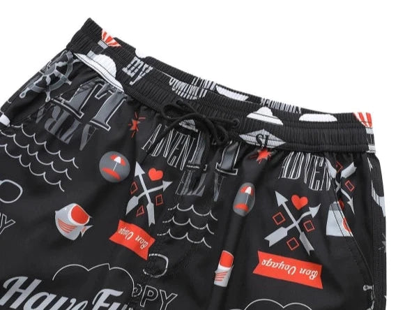 Summer Men's Sportwear Swim Trunks Quick Dry Board Shorts
