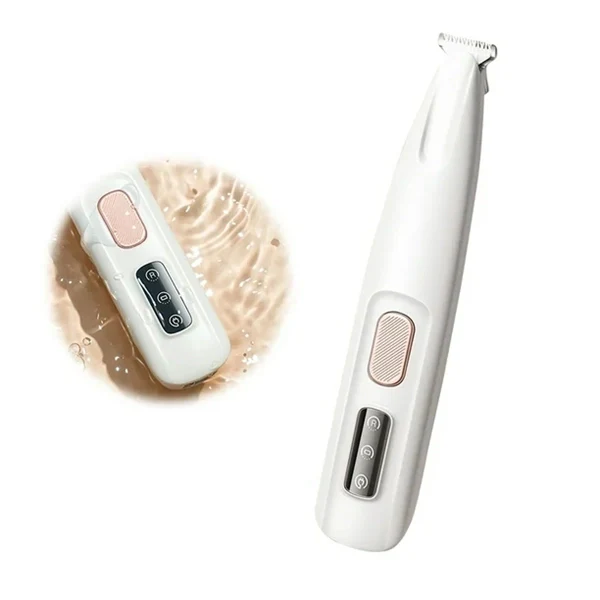 Rechargeable Electric Hair Clipper Fur Trimmer for Cats and Dogs – Wide 18mm Blade for Grooming Paws, Eyes, Ears, Face & Tail