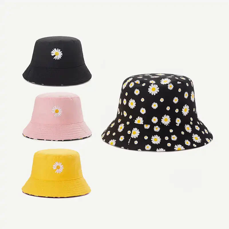 Reversible Daisy Bucket Hat