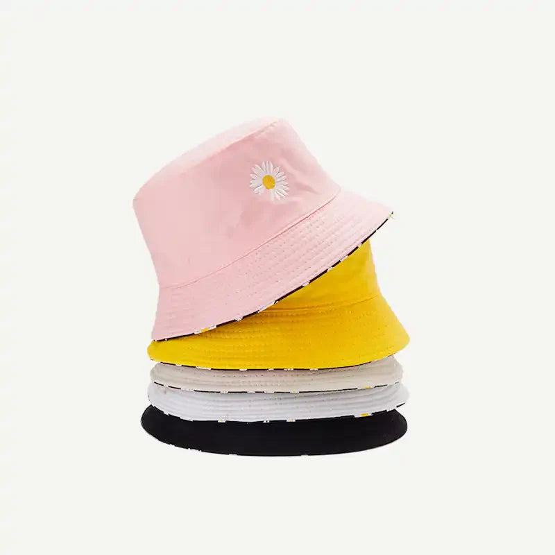 Reversible Daisy Bucket Hat