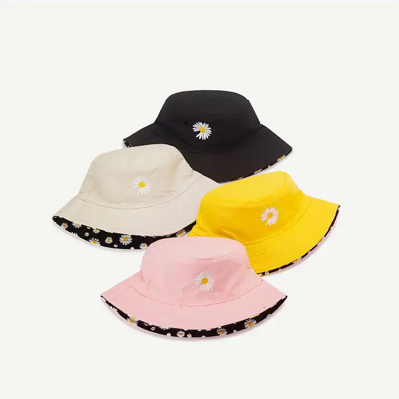 Reversible Daisy Bucket Hat