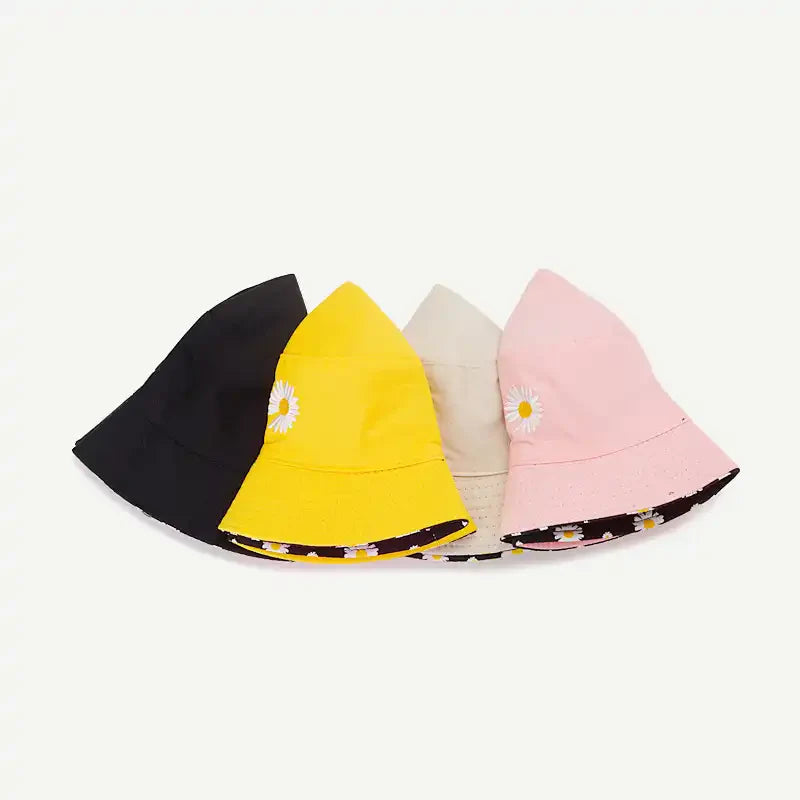 Reversible Daisy Bucket Hat