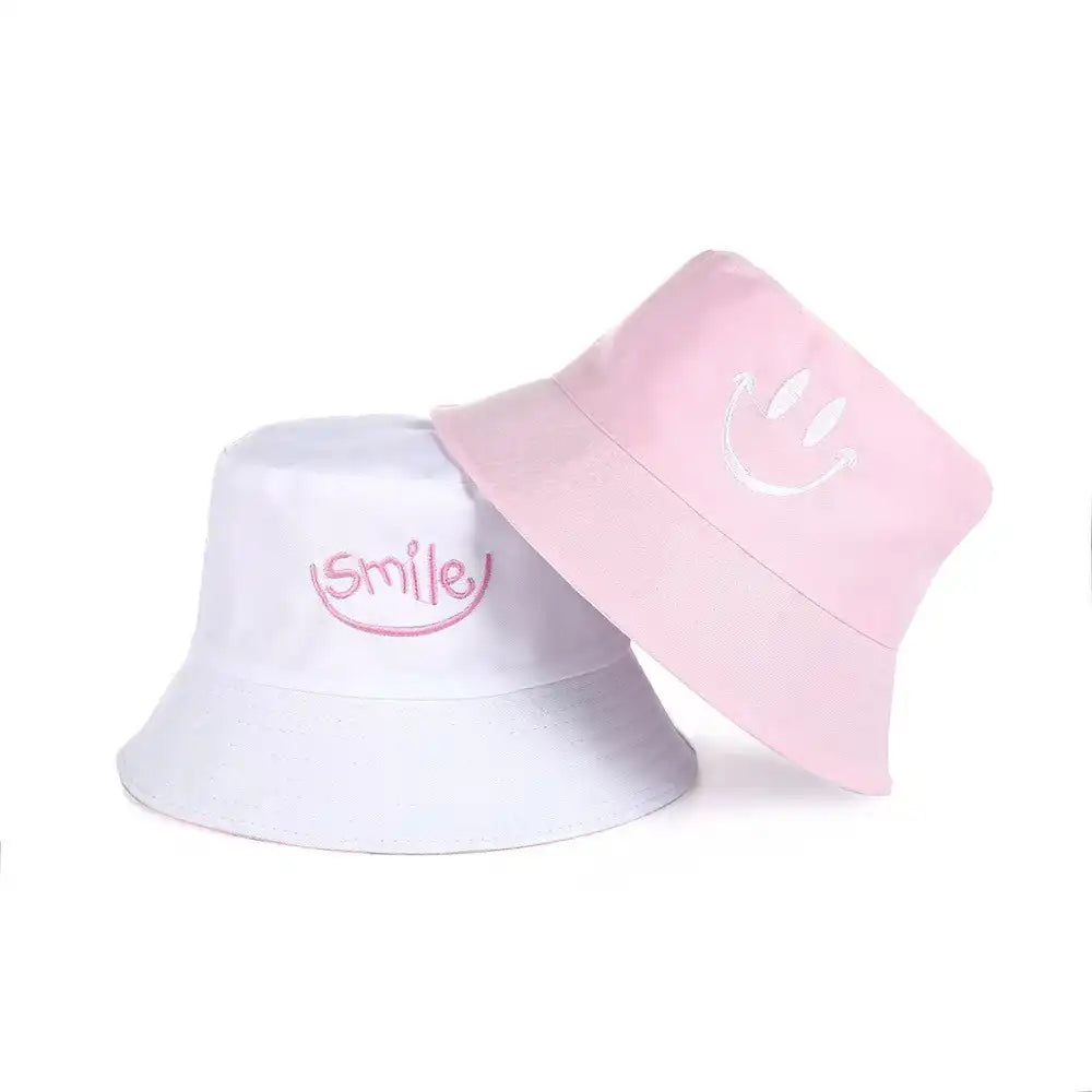 Reversible Smiley Bucket Hat Unisex