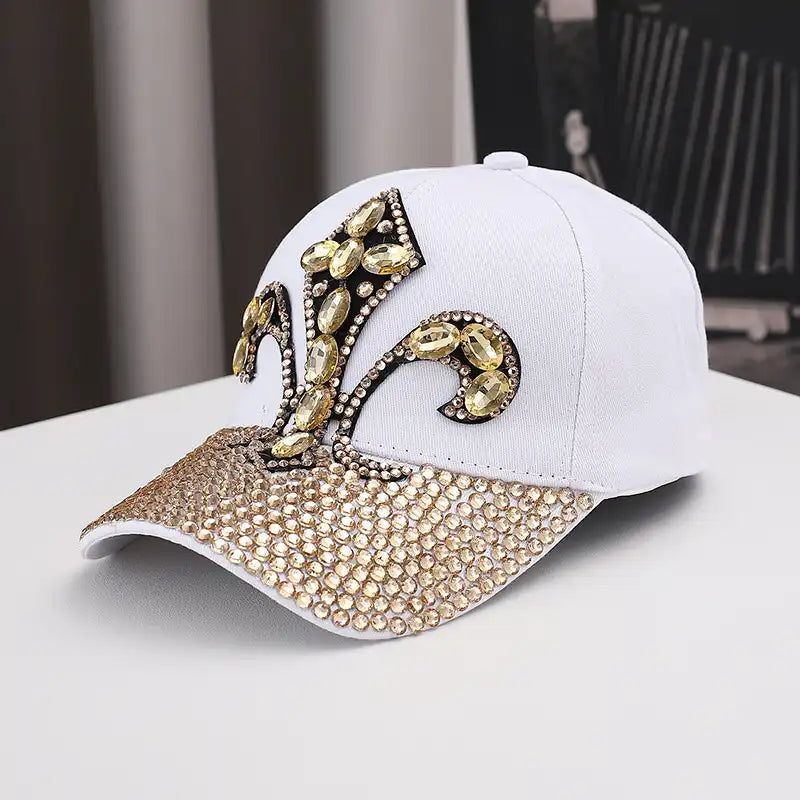 Rhinestone Lily Baseball Cap Trucker Hat