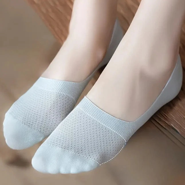 ROYALUCK 7 Pairs Invisible Breathable  Women's Socks Thin Summer Boat Socks