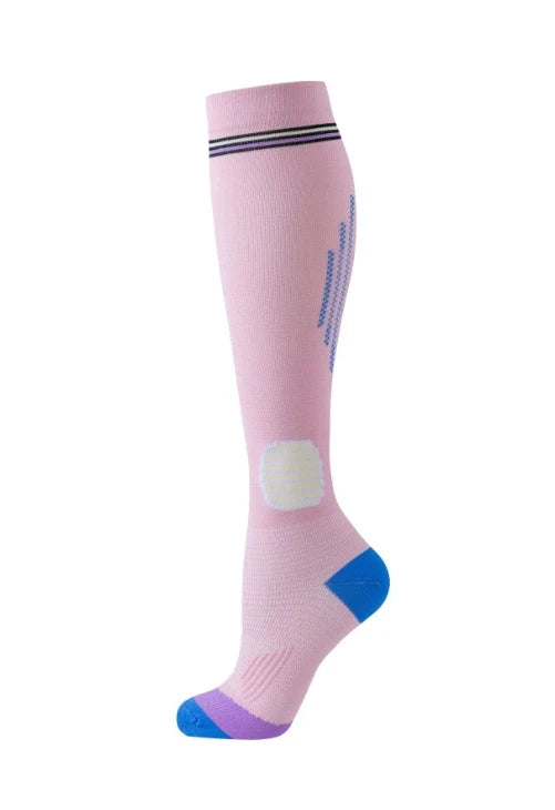 ROYALUCK 6 Pairs Compression Socks for Men and Women 15-20 mmHg Running Support Soccer Football Socks