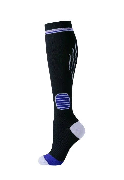 ROYALUCK 6 Pairs Compression Socks for Men and Women 15-20 mmHg Running Support Soccer Football Socks