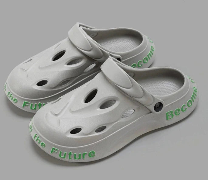 Men's EVA Platform Sandals Breathable Outdoor Clogs, Beach Casual Slippers