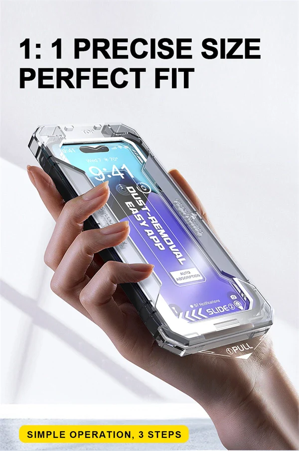 Dust-Free, HD Tempered Glass Film Screen Protector for iPhone 17