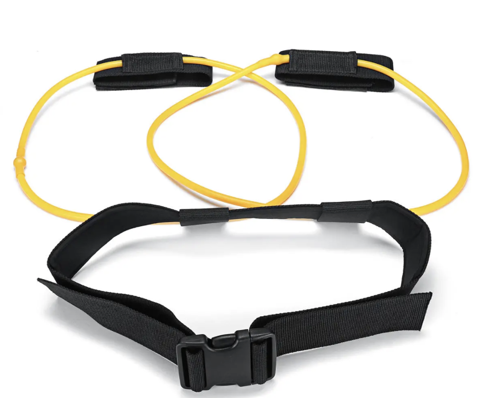 Resistance Band For Legs & Glute Workout With Belt & Loops