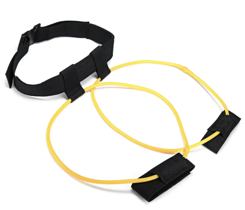 Resistance Band For Legs & Glute Workout With Belt & Loops
