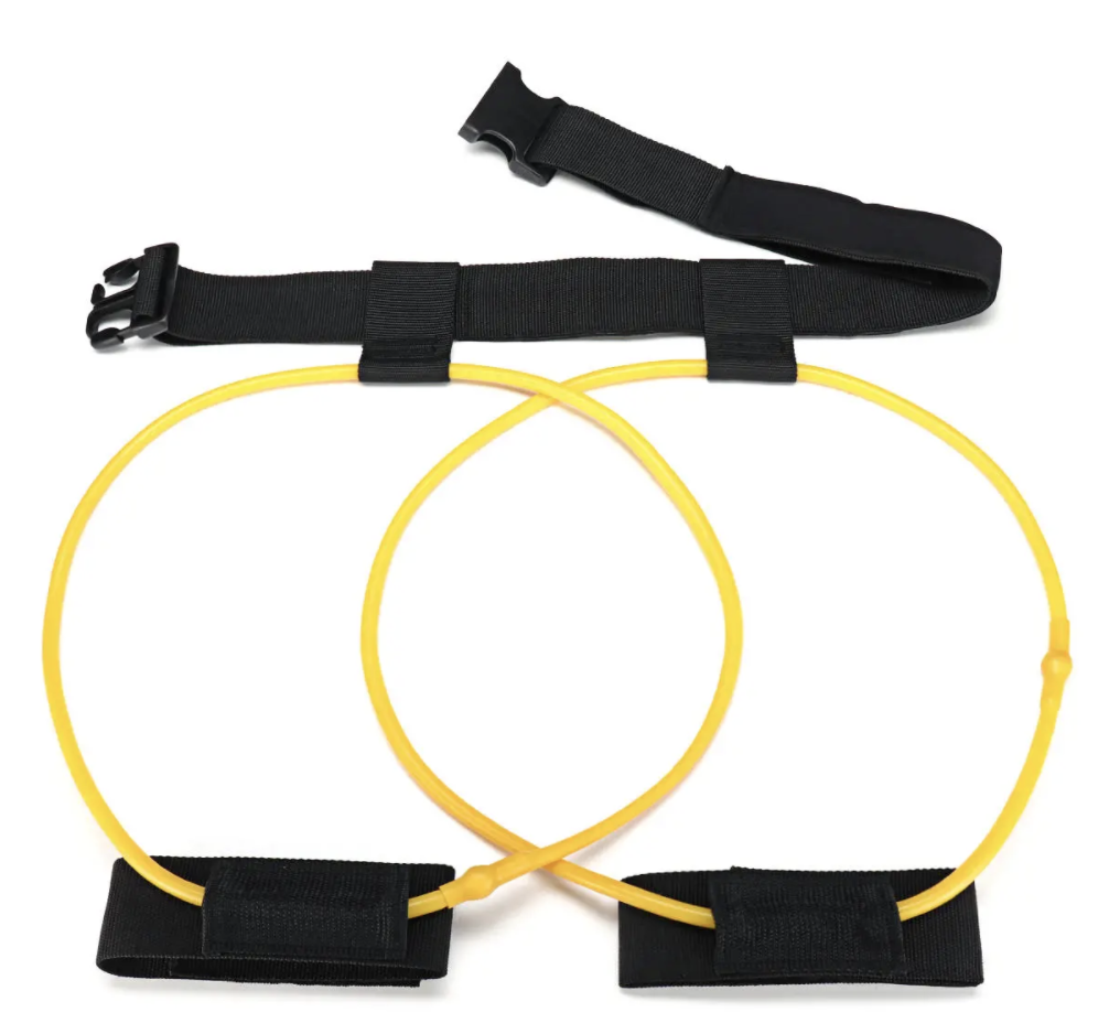 Resistance Band For Legs & Glute Workout With Belt & Loops