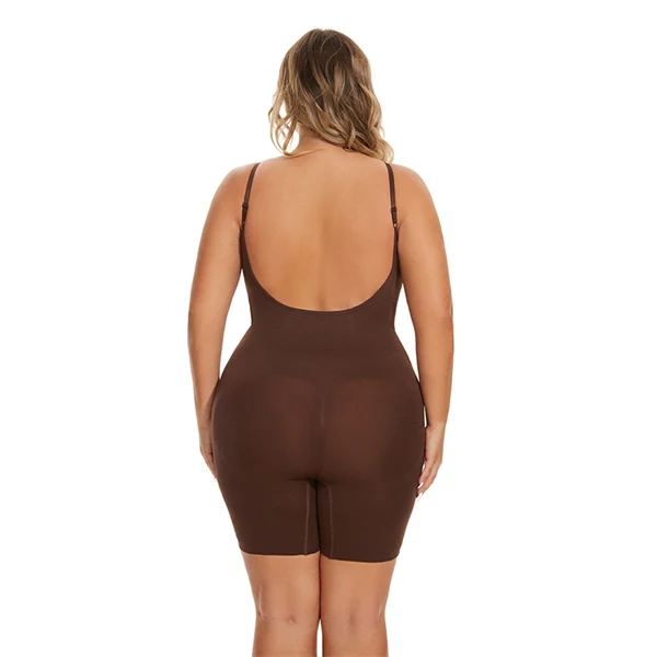 Seamless Postpartum Shaping Bodysuit – Tummy Control, Butt Lift & Backless Design for Yoga and Daily Wear