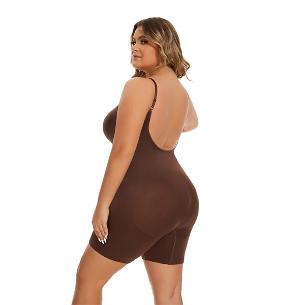 Seamless Postpartum Shaping Bodysuit – Tummy Control, Butt Lift & Backless Design for Yoga and Daily Wear