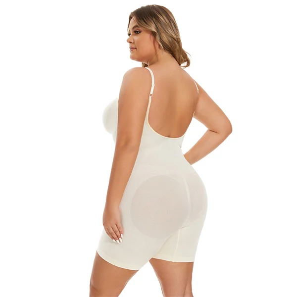 Seamless Postpartum Shaping Bodysuit – Tummy Control, Butt Lift & Backless Design for Yoga and Daily Wear