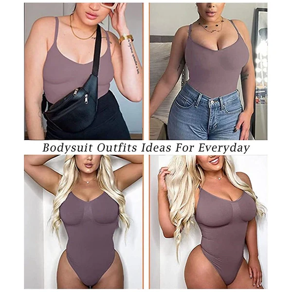 Seamless Shaping Bodysuit for Women – High-Elastic Tank Top with Tummy Control & Butt Lift, All-Day Comfort for Outdoor & Everyday Wear