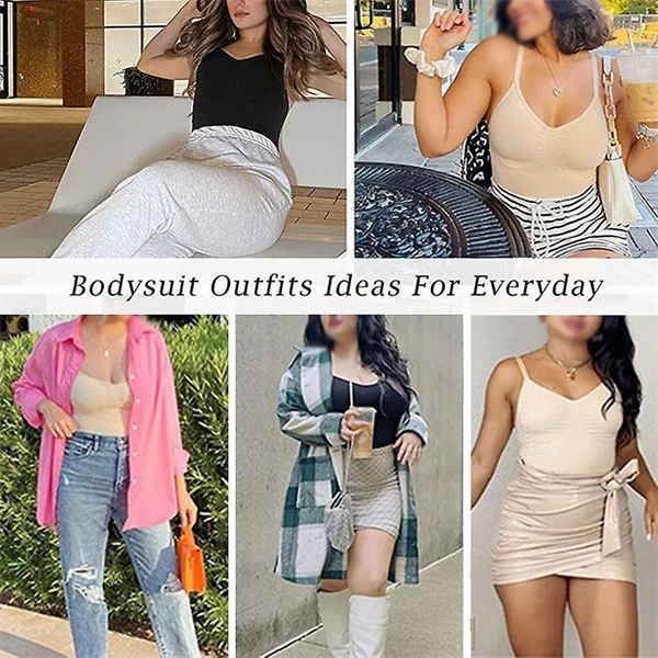 Seamless Shaping Bodysuit for Women – High-Elastic Tank Top with Tummy Control & Butt Lift, All-Day Comfort for Outdoor & Everyday Wear