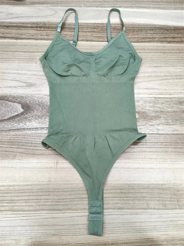 Seamless Shaping Bodysuit – Tummy Control, Butt Lift, Plus Size, Adjustable Strap Body Shaper