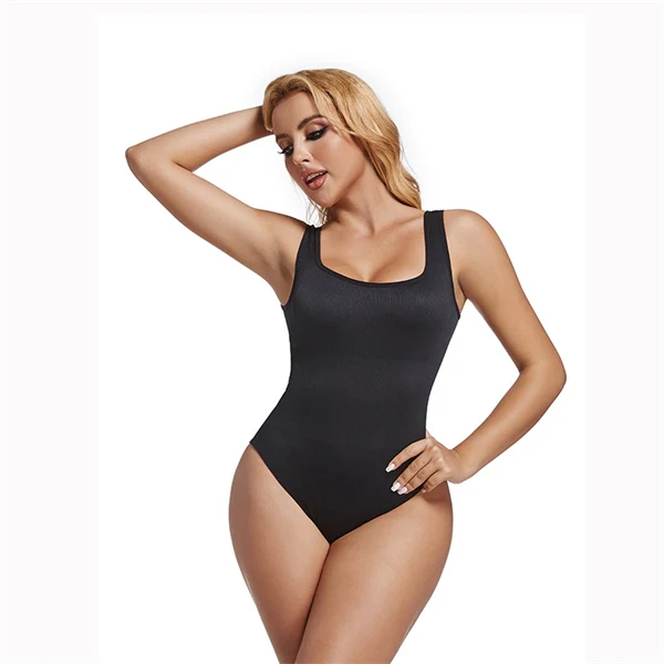 Seamless Tummy Control Shapewear Bodysuit – Waist Slimming Compression One-Piece